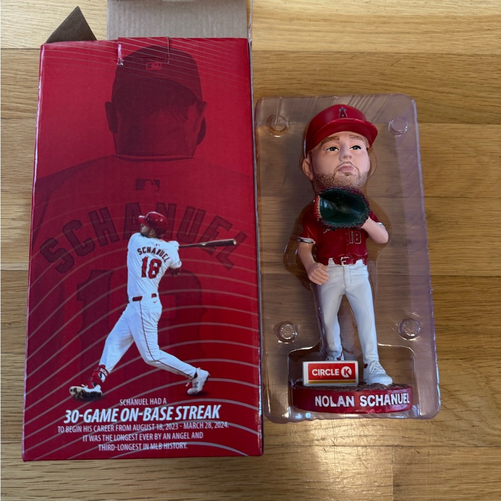 Nolan Schanuel Bobblehead - LA Angels 30-Game On-Base Streak Milestone - SGA - Picture 7 of 7